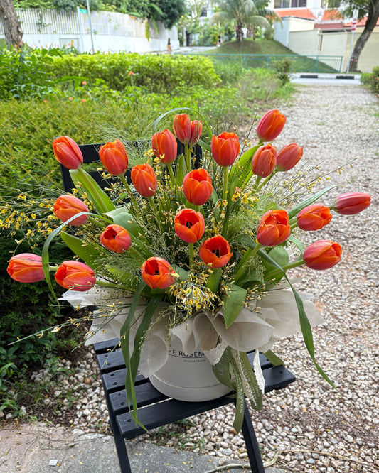 Customisable - Tulips | Flower Box Arrangement