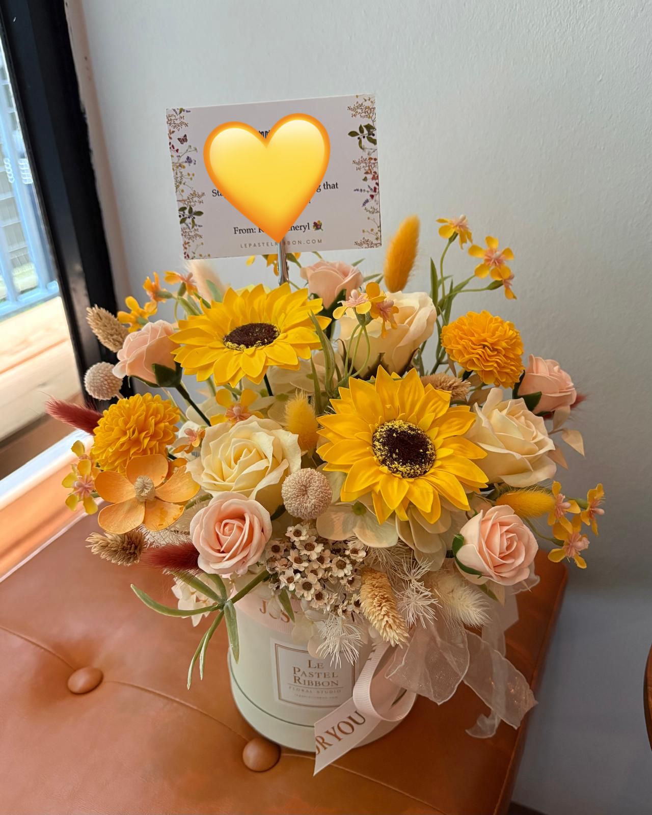 Sunflower - Soap Flowers Box