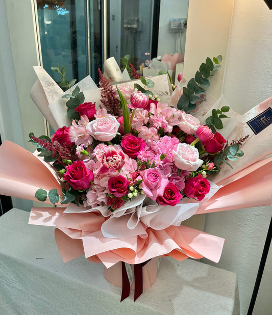 Pink Obsession I (Korean Style Wrapping)