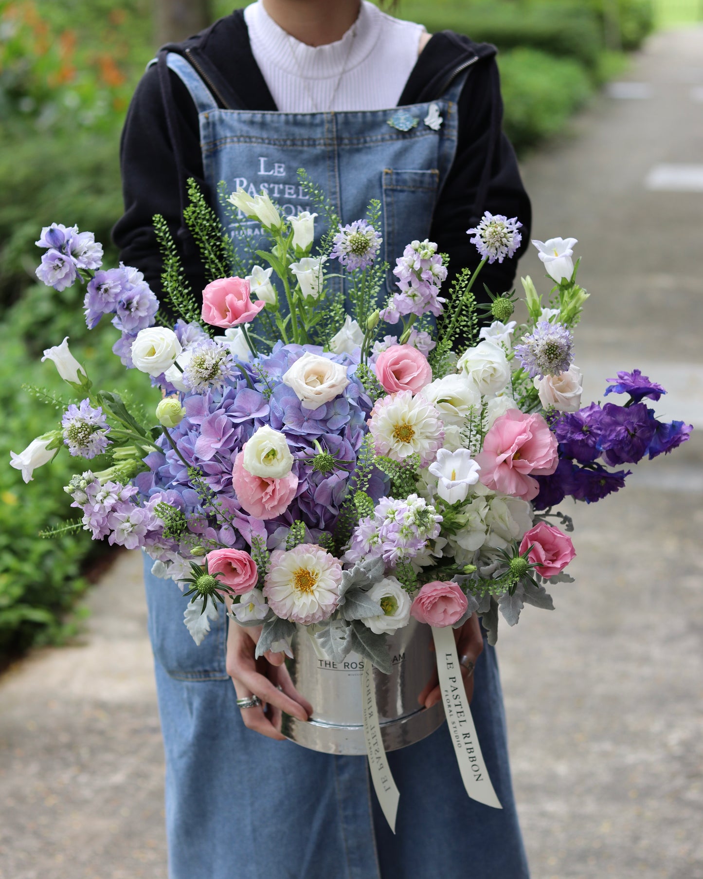 Purple Lagoon | Flower Box Arrangement
