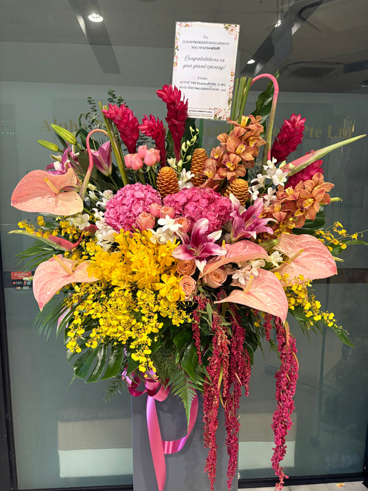 Tropical Grandeur | Artisan Flower Stand