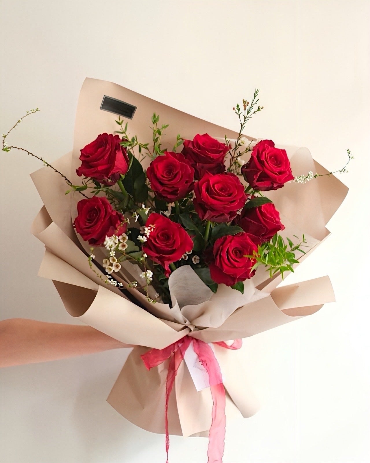 (Valentine’s 2026) Red Premium Rose Bouquet