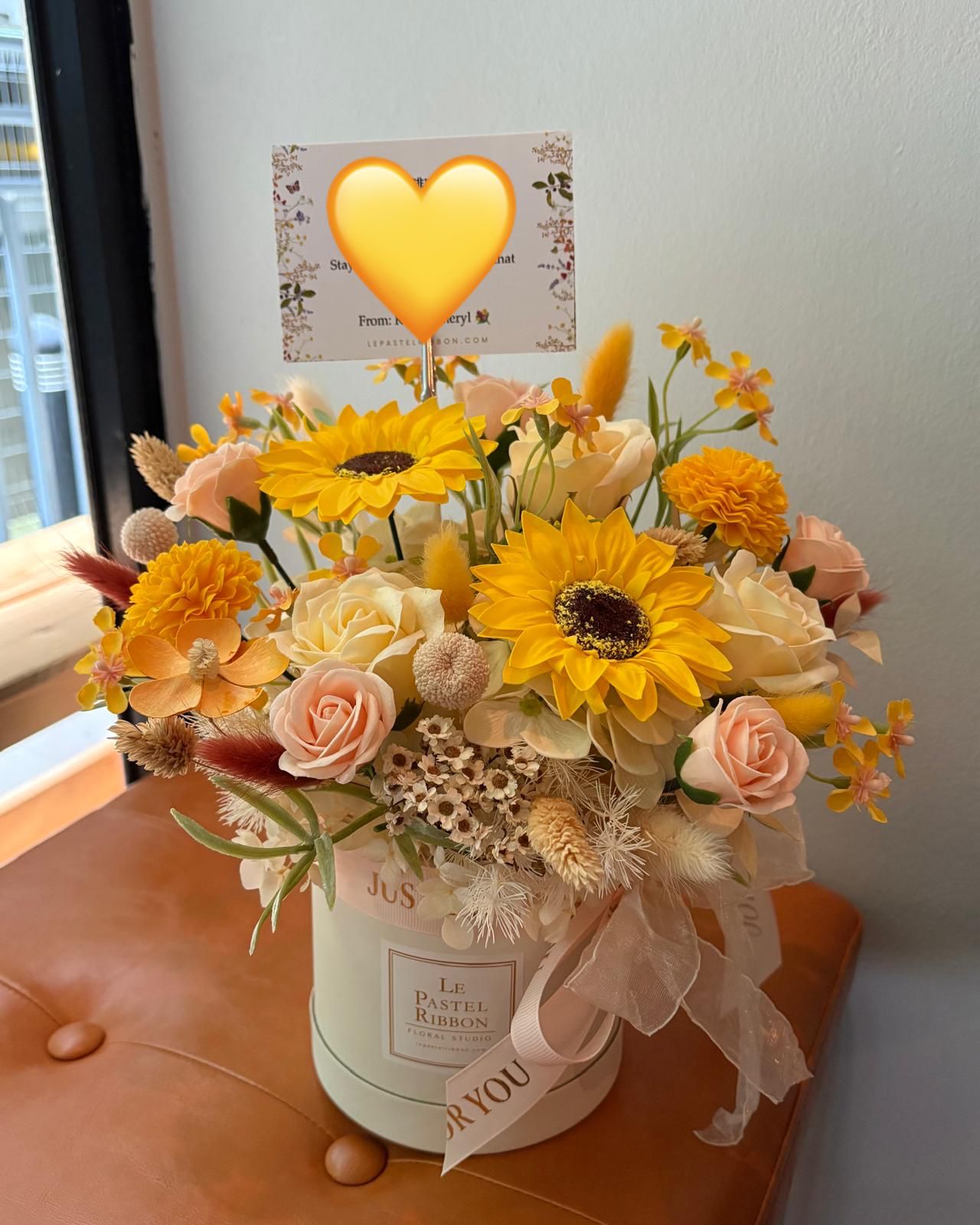 Sunflower - Soap Flowers Box