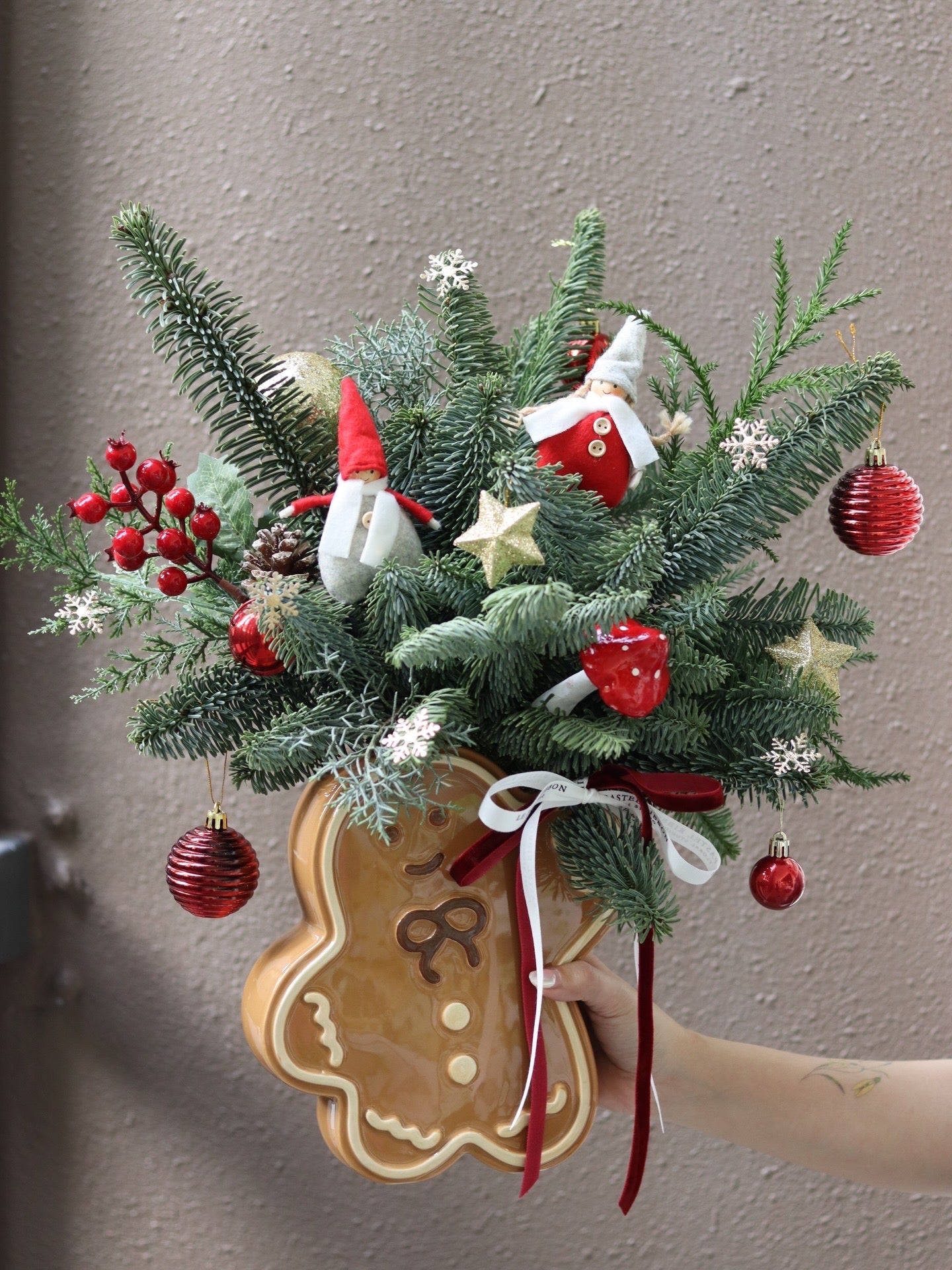 Gingerbread Man - Fresh Christmas Green