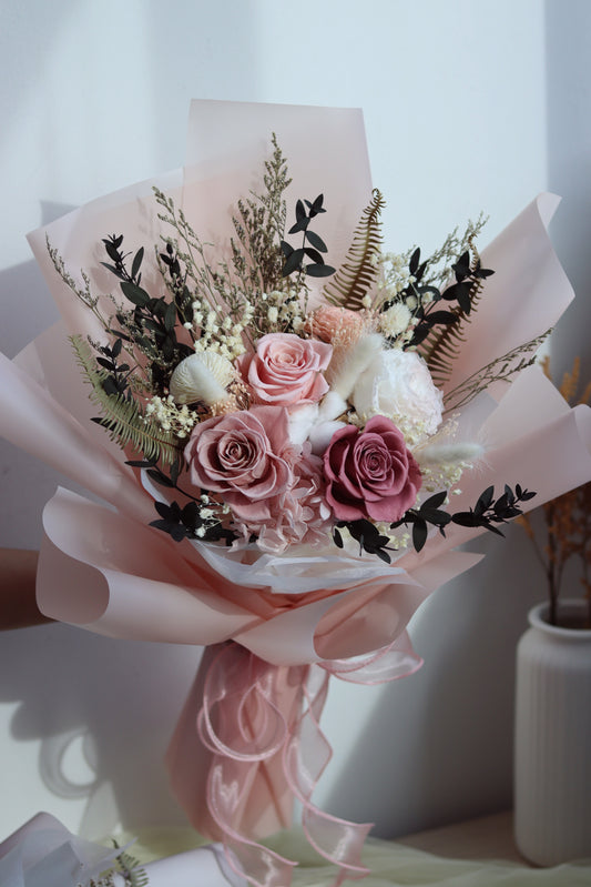 Pastel Bloom: Blusher - Preserved Flowers