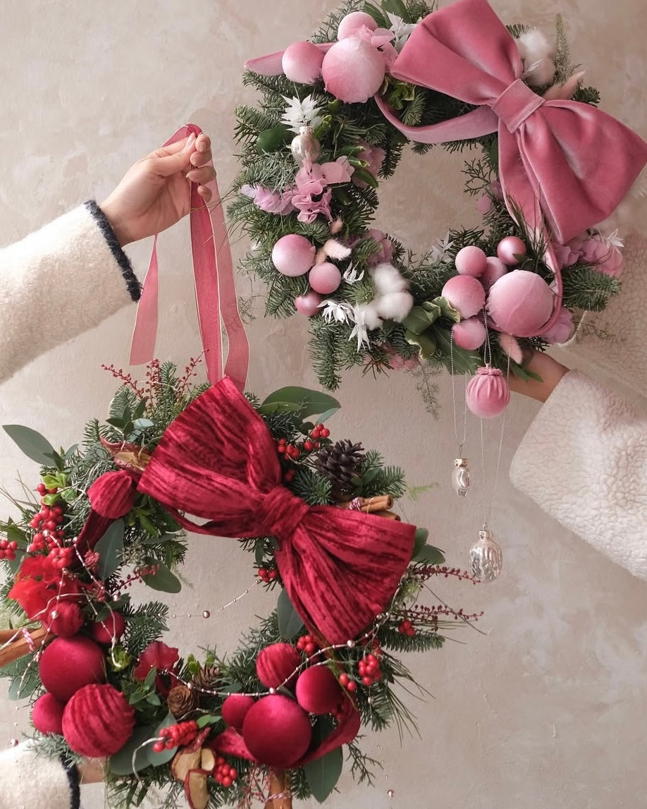 (Customisable) Jolly | Christmas Fresh Wreath