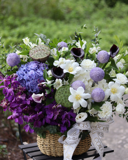Violet | Flower Basket