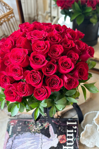 Valentine’s Bloom Box - 33 Roses, 52 Roses, 100 Roses