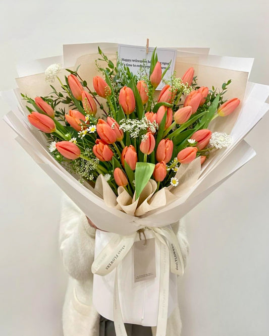 Orange Tulip | Single Color Bouquet