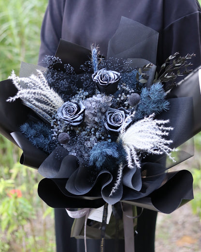 Midnight Blue - Preserved Flowers