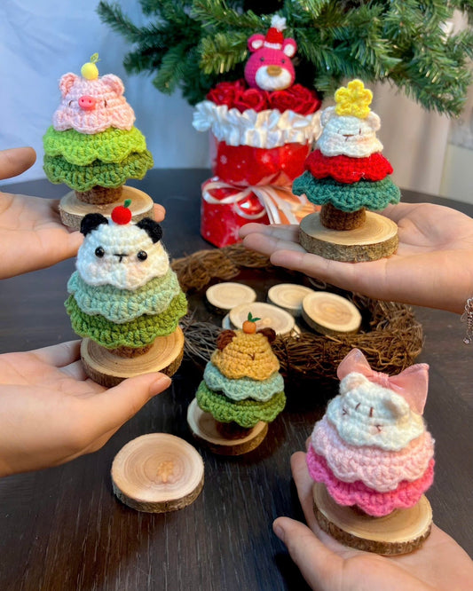 Xmas Crochet Mini Tree