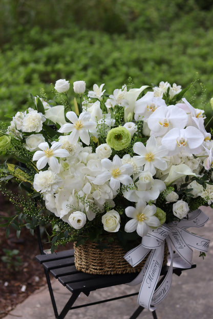 Ivory | Flower Basket