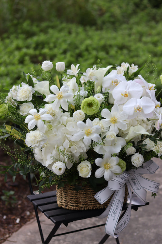 Ivory | Flower Basket