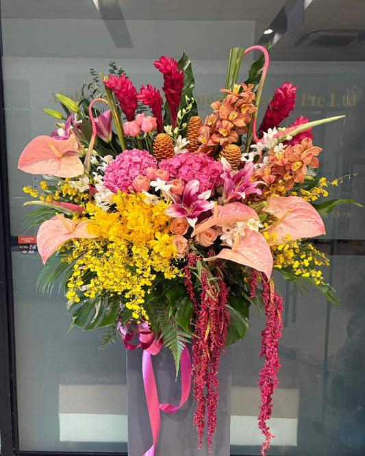 Tropical Grandeur | Artisan Flower Stand