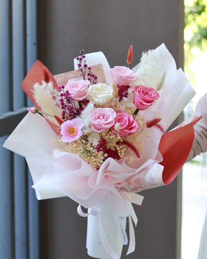 Sola Peony - Preserved Flower Bouquet