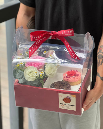 (Store Pick-Up Only) Vday Fresh Flowers Tart Set | XO Cafe x LPR