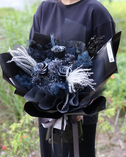 Midnight Blue - Preserved Flowers