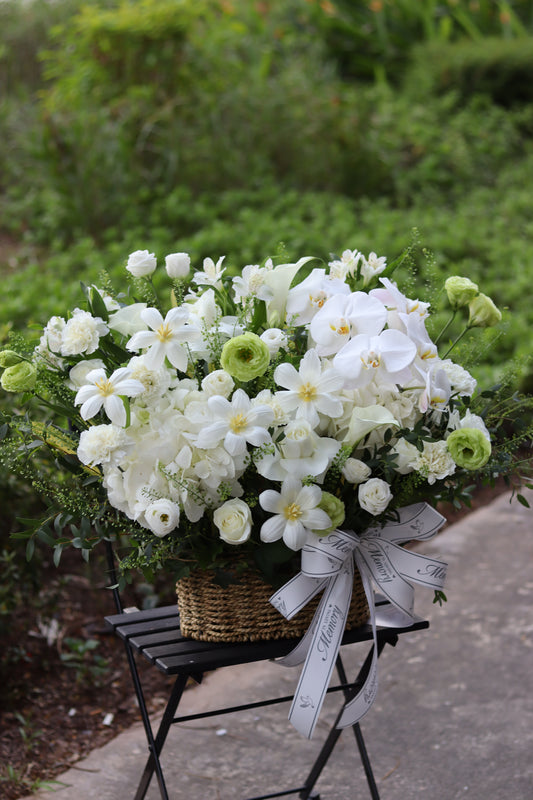 Ivory | Flower Basket