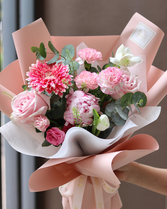 Pink Dawn | Peony Mix Bouquet