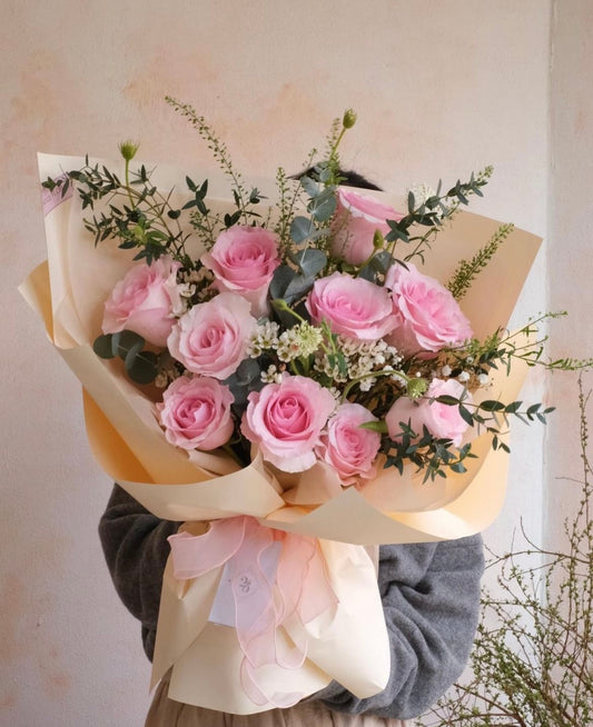 Sweet Pink Premium Rose Bouquet