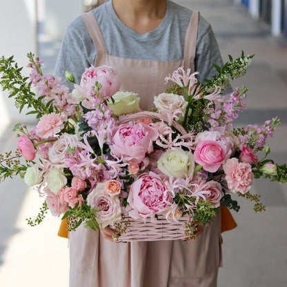 Peony Basket