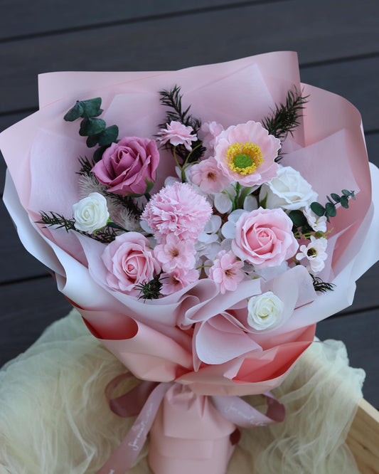 Blushing Pink Rose | Soap Flower