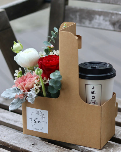 Floral Coffee Box (Available 9am - 4pm Daily)