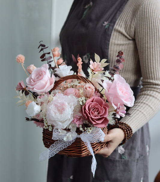Adore You - Preserved Flower Basket