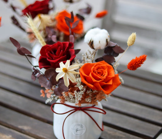 Perylene Red | Preserved Flower Vase