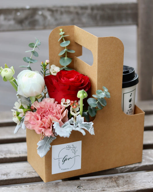 Floral Coffee Box (Available 9am - 4pm Daily)