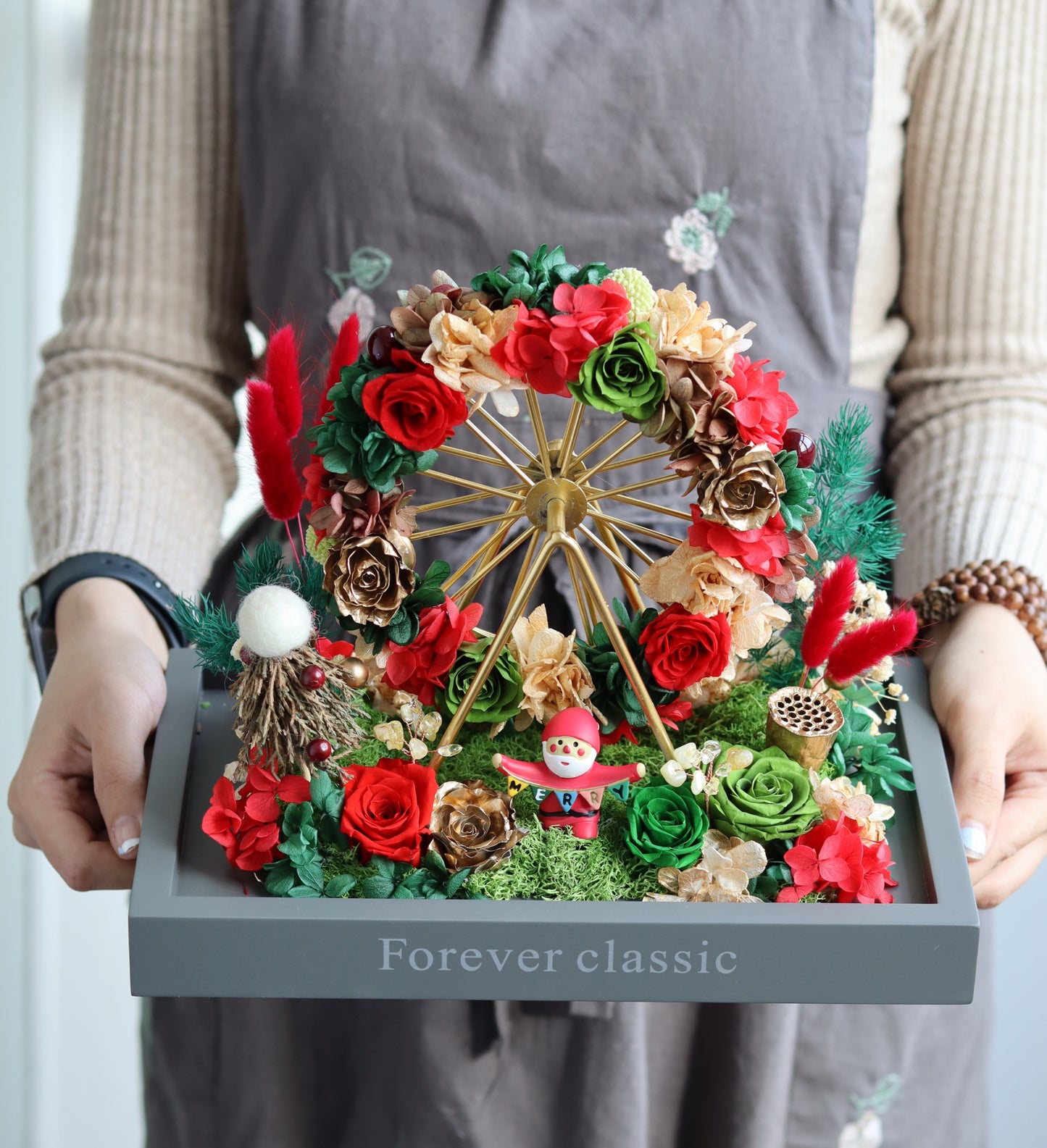 Christmas Fairy Wheel - Preserved Flowers