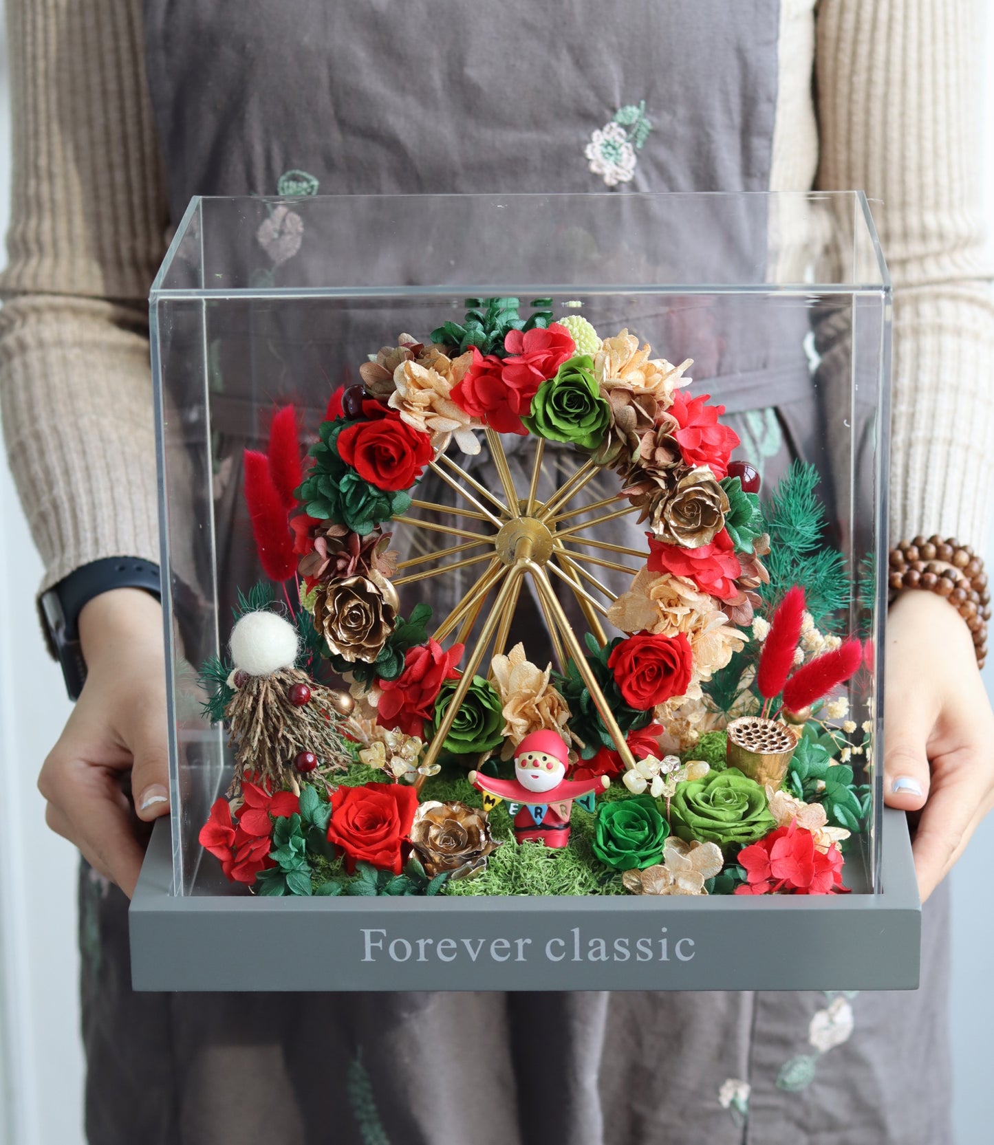 Christmas Fairy Wheel - Preserved Flowers